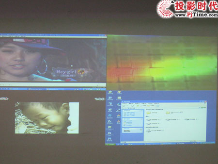 投影機的新型應用:應用于監控系統