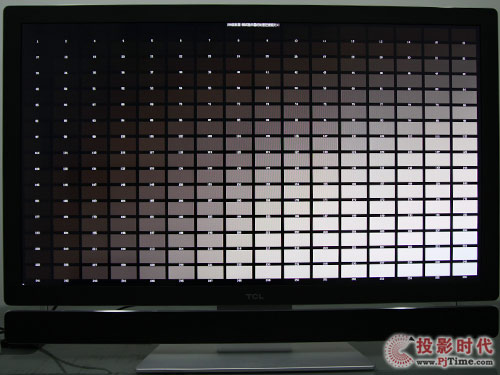TCL L46X10FDE液晶電視:灰階對(duì)比度測(cè)試