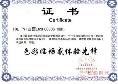 ɫurҎ(gu)tTCL TV+H8800ͨ^ߵȼJC